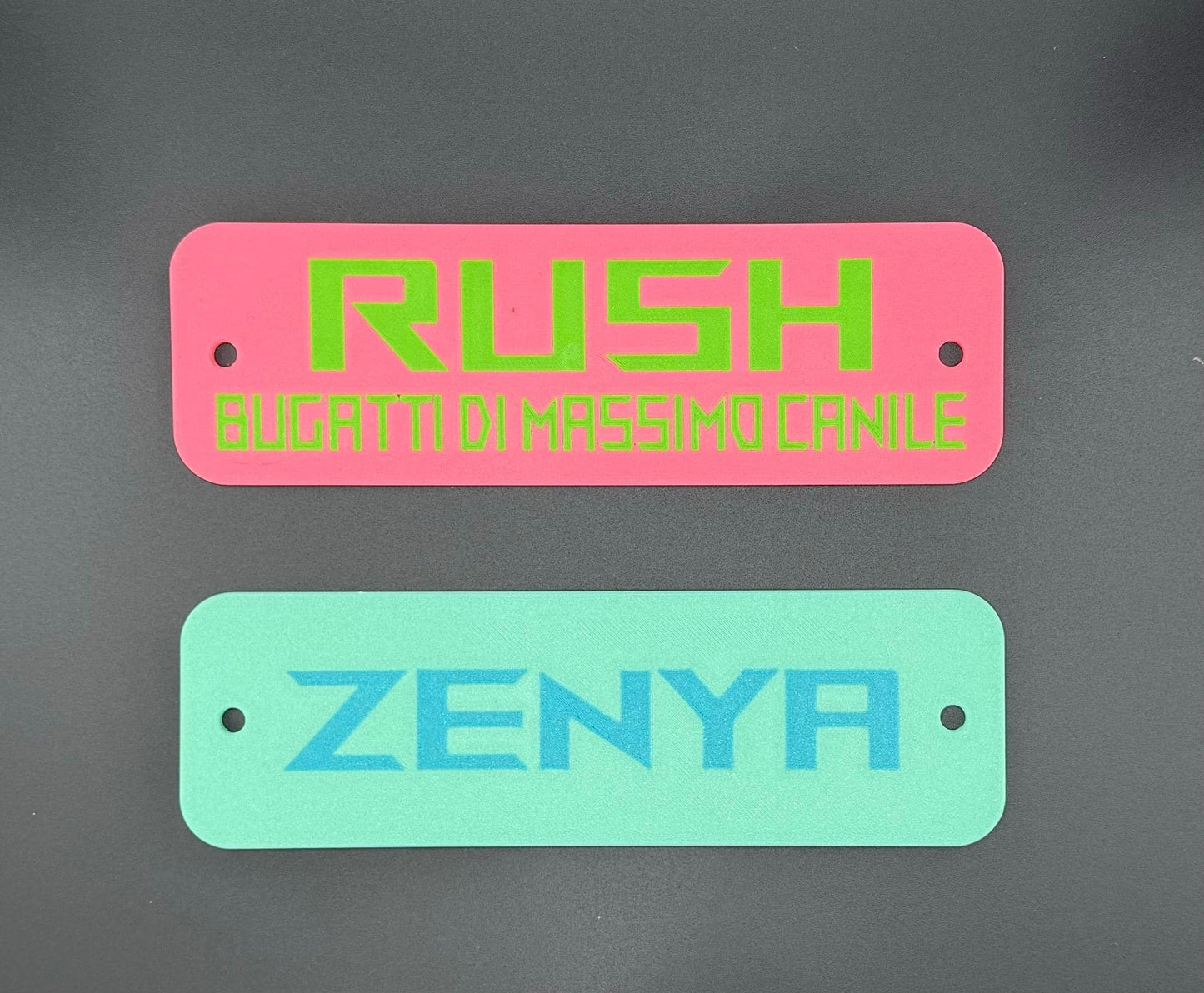 Ruff Land Customizable Kennel Name plate