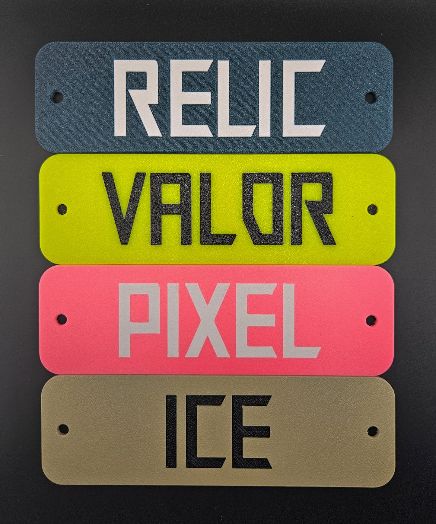 Ruff Land Customizable Kennel Name plate