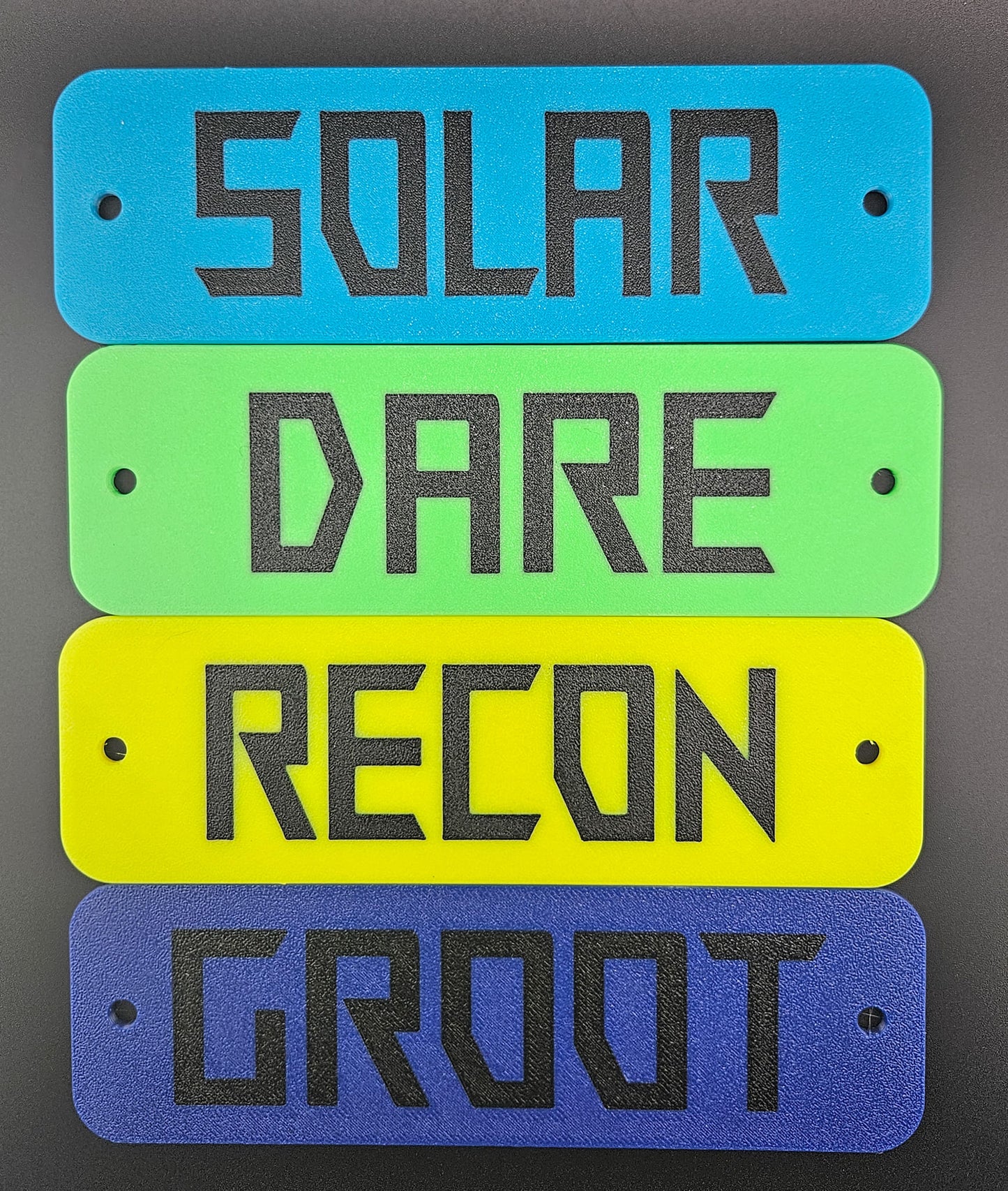 Ruff Land Customizable Kennel Name plate