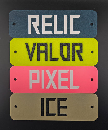 Ruff Land Customizable Kennel Name plate