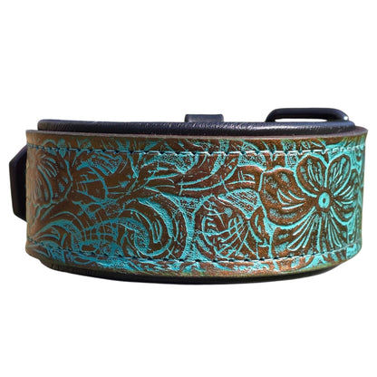 The Boss - Embossed Leather Padded Agitation Collar