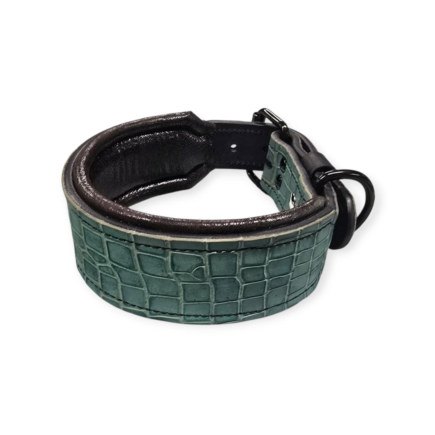 The Boss - Embossed Leather Padded Agitation Collar