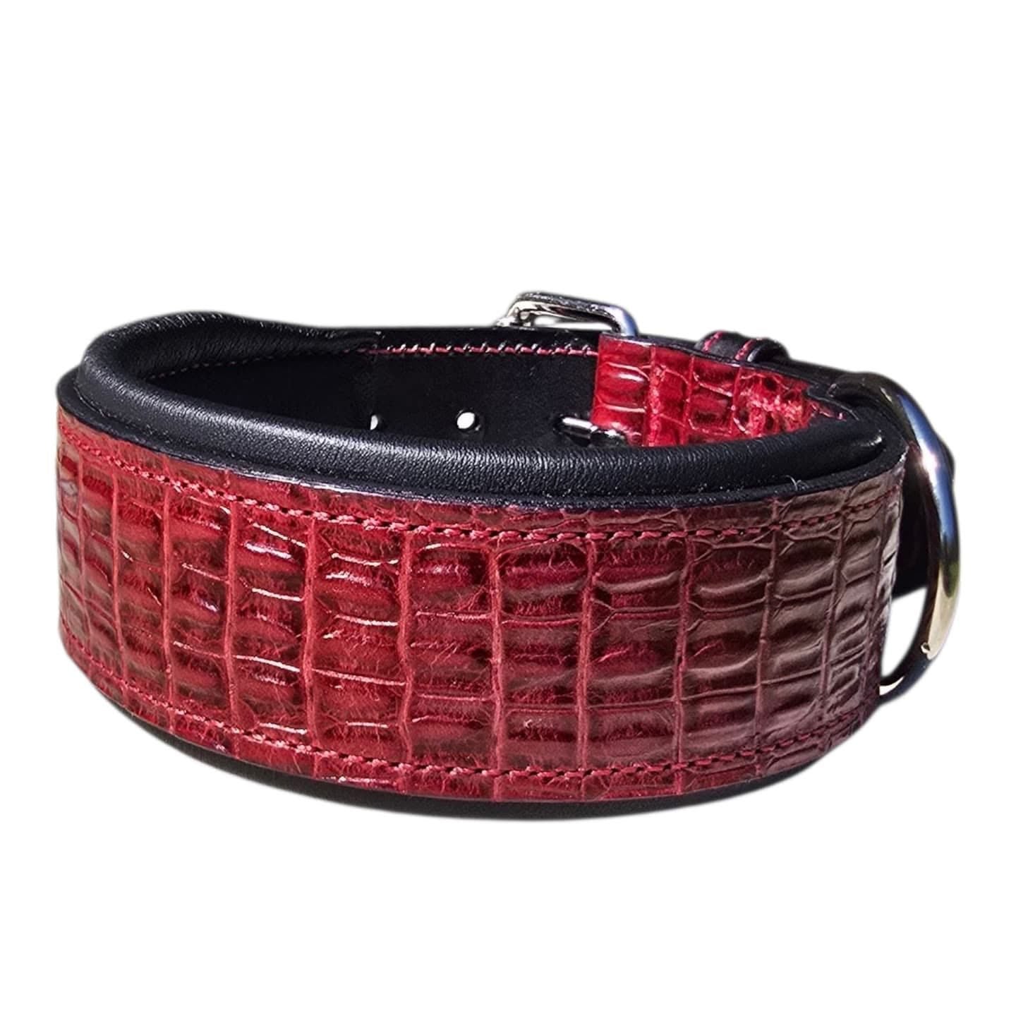 The Boss - Embossed Leather Padded Agitation Collar